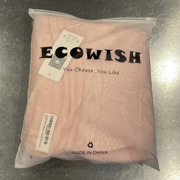 ❤️SOLD LOCALLY❤️ Women's Cable Knit Open Front Cardigan - Pink S - Picture 8 of 9